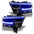 Picture of Oracle 19-21 RAM 1500 Projector LED Headlight DRL Kit - RGBW+A w- RF Controller