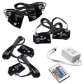 Picture of Oracle 19-21 RAM 1500 Headlight DRL Kit Projector LED - RGBW+A w- Simple Controller