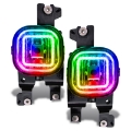 Picture of Oracle Ford Superduty 08-10 LED Fog Light Halo Kit - ColorSHIFT w-o Controller