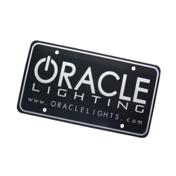Picture of Oracle License Plate - Black
