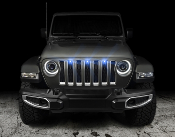 Picture of Oracle Pre-Runner Style LED Grille Kit for Jeep Wrangler JL - Blue