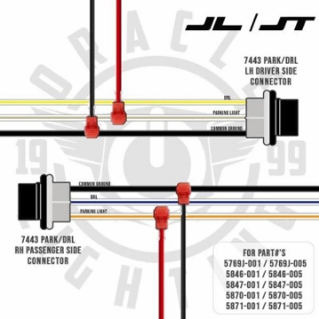Picture of Oracle Pre-Runner Style LED Grille Kit for Jeep Gladiator JT - White