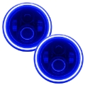 Picture of Oracle 7in High Powered LED Headlights - Black Bezel - Blue