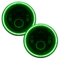 Picture of Oracle 7in High Powered LED Headlights - Black Bezel - Green