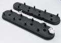 Picture of Granatelli 96-22 GM LS Standard Height Valve Cover w-Angled Coil Mount - Blk Wrinkle Pair