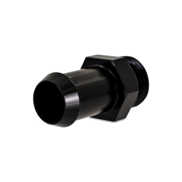 Picture of Mishimoto -10 ORB to 3-4in Hose Barb Aluminum Fitting - Black