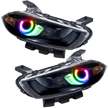 Picture of Oracle 13-14 Dodge Dart HID Style SMD HL - Black - ColorSHIFT