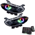 Picture of Oracle 13-14 Dodge Dart HID Style SMD HL - Black - ColorSHIFT w- 2-0 Controller
