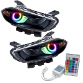 Picture of Oracle 13-14 Dodge Dart HID Style SMD HL - Black - ColorSHIFT w- Simple Controller