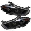 Picture of Oracle 13-14 Dodge Dart HID Style SMD HL - Black - ColorSHIFT w- Simple Controller