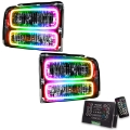 Picture of Oracle 05 Ford Excursion SMD HL - Chrome - ColorSHIFT w- 2-0 Controller