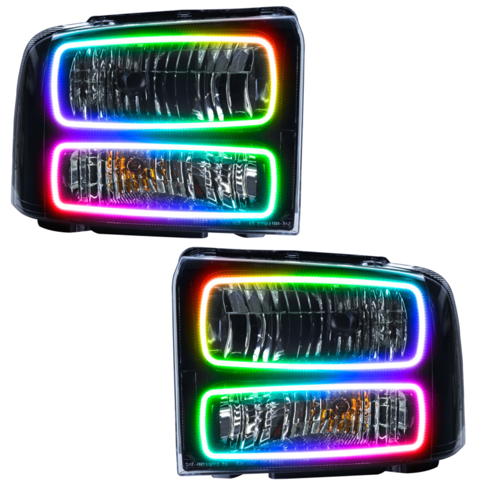 Picture of Oracle 05 Ford Excursion SMD HL - Black - ColorSHIFT w- Simple Controller