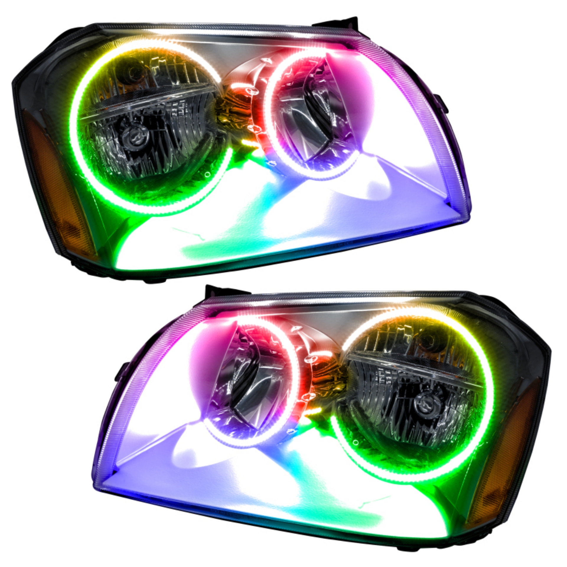 Picture of Oracle 05-07 Dodge Magnum SMD HL - Chrome - ColorSHIFT w-o Controller