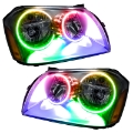 Picture of Oracle 05-07 Dodge Magnum SMD HL - Chrome - ColorSHIFT w- Simple Controller