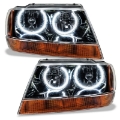 Picture of Oracle 99-04 Jeep Grand Cherokee SMD HL - Black - ColorSHIFT w- BC1 Controller