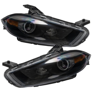 Picture of Oracle 13-16 Dodge Dart SMD HL - Black - Halogen - ColorSHIFT w- BC1 Controller