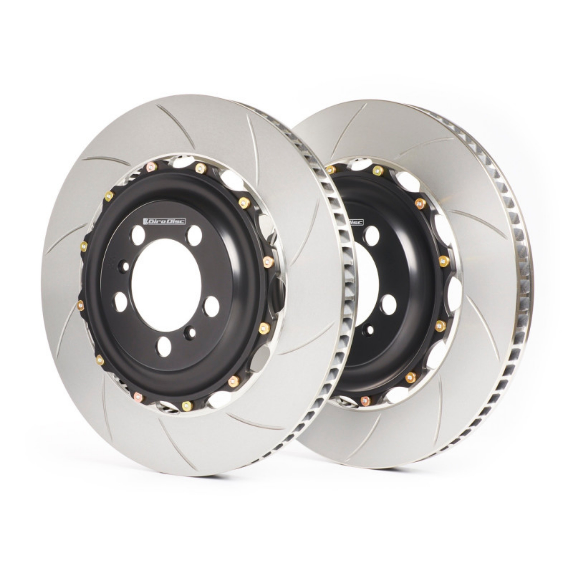 Picture of GiroDisc Audi B9 S4-S5-SQ5 Zinc Plated Slotted Front 2-Piece Rotors
