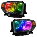 Picture of Oracle 14-17 Toyota Tundra SMD HL - Dual Halo Kit - ColorSHIFT w-o Controller