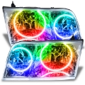 Picture of Oracle 98-11 Ford Crown Victoria SMD HL - Chrome - Halogen - ColorSHIFT w- 2-0 Controller