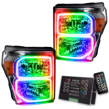 Picture of Oracle 11-16 Ford F250-350 LED HL - ColorSHIFT w- 2-0 Controller