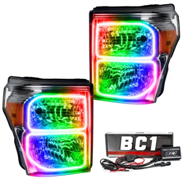 Picture of Oracle 11-16 Ford F250-350 LED HL - ColorSHIFT w- BC1 Controller