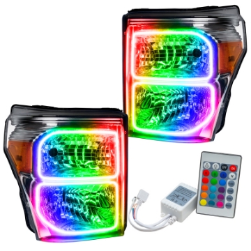 Picture of Oracle 11-16 Ford F250-350 LED HL - ColorSHIFT w- Simple Controller