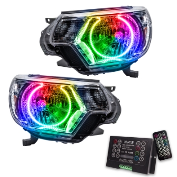 Picture of Oracle 12-15 Toyota Tacoma SMD HL - ColorSHIFT w- 2-0 Controller