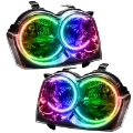 Picture of Oracle 05-07 Jeep Grand Cherokee SMD HL Non-HID - ColorSHIFT w- BC1 Controller