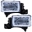Picture of Oracle 94-02 Dodge Ram Pre-Assembled Halo Headlights - White