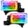Picture of Oracle 94-02 Dodge Ram Pre-Assembled Halo Headlights - ColorSHIFT w- Simple Controller