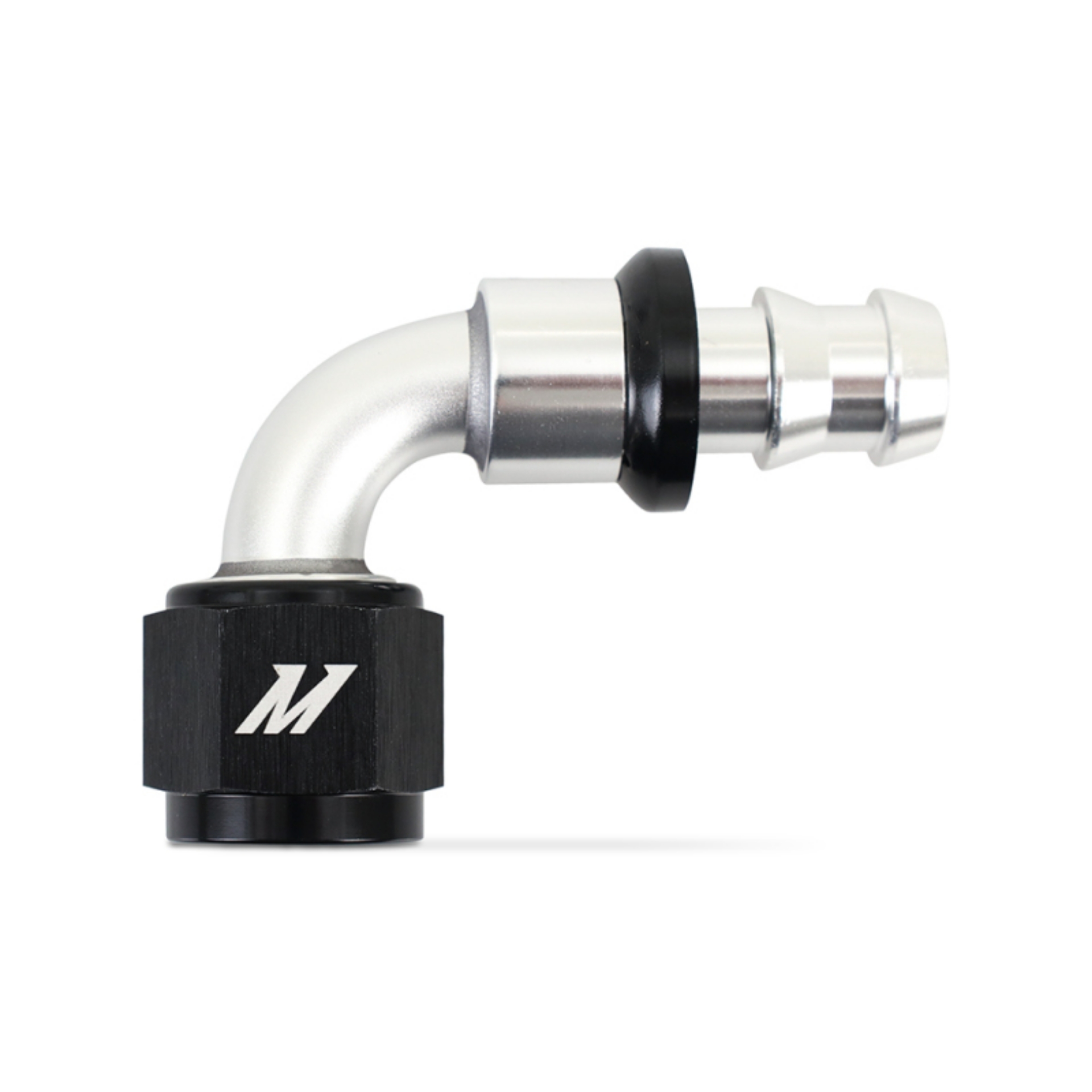 Picture of Mishimoto 90 Degree Push Lock Fitting - 8AN