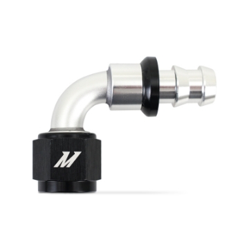 Picture of Mishimoto 90 Degree Push Lock Fitting - 8AN
