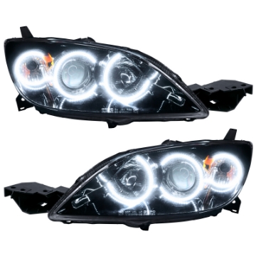 Picture of Oracle 04-09 Mazda 3 SMD HL - 4DR - Halogen Style - White SEE WARRANTY