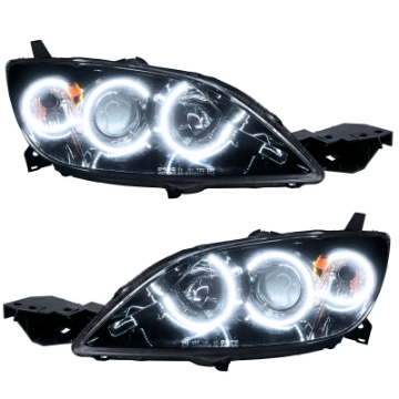 Picture of Oracle 04-09 Mazda 3 SMD HL - 4DR - Halogen Style - White SEE WARRANTY