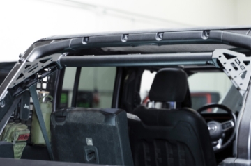 Picture of DV8 Offroad 18-23 Jeep Wrangler JL 4-Door Speaker-Light Bar Mount