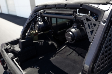 Picture of DV8 Offroad 18-23 Jeep Wrangler JL 4-Door Speaker-Light Bar Mount