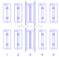 Picture of King BMW M10B15-18-20 Size 0-25 Performance Main Bearing Set