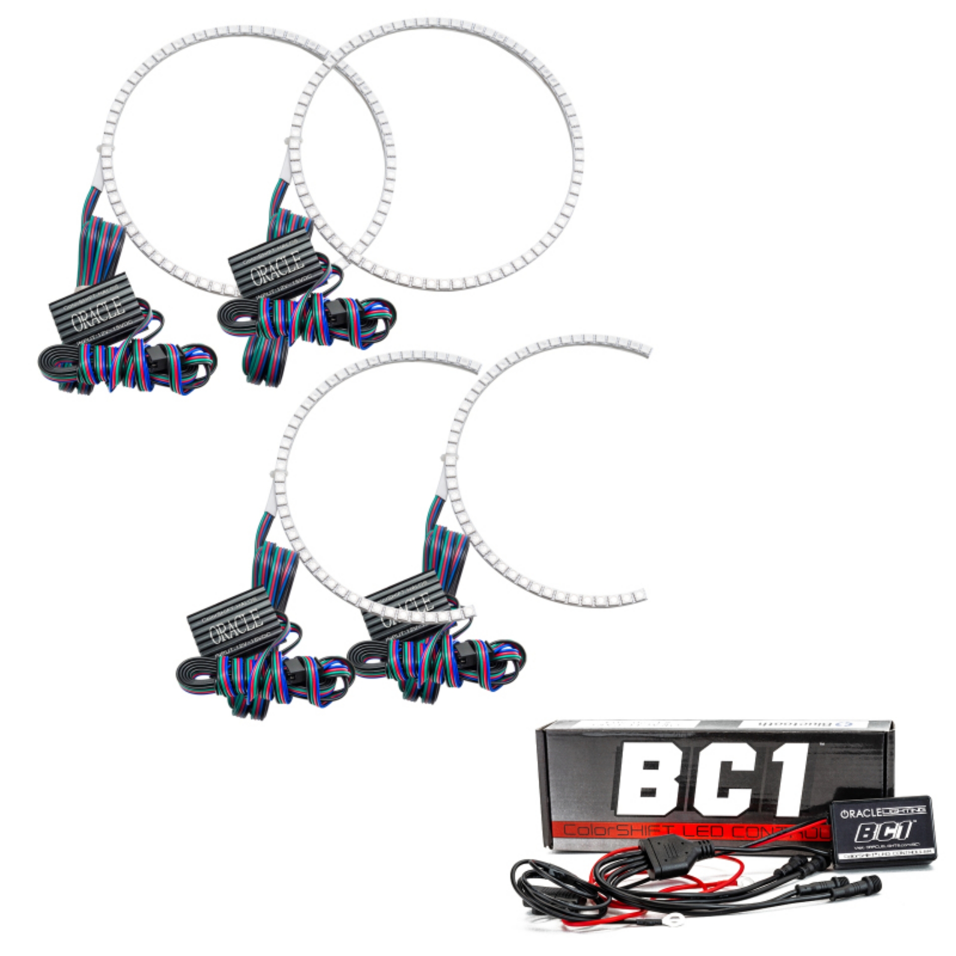 Picture of Oracle Dodge Durango 07-09 Halo Kit - ColorSHIFT w- BC1 Controller