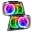 Picture of Oracle Dodge Durango 07-09 Halo Kit - ColorSHIFT w- Simple Controller