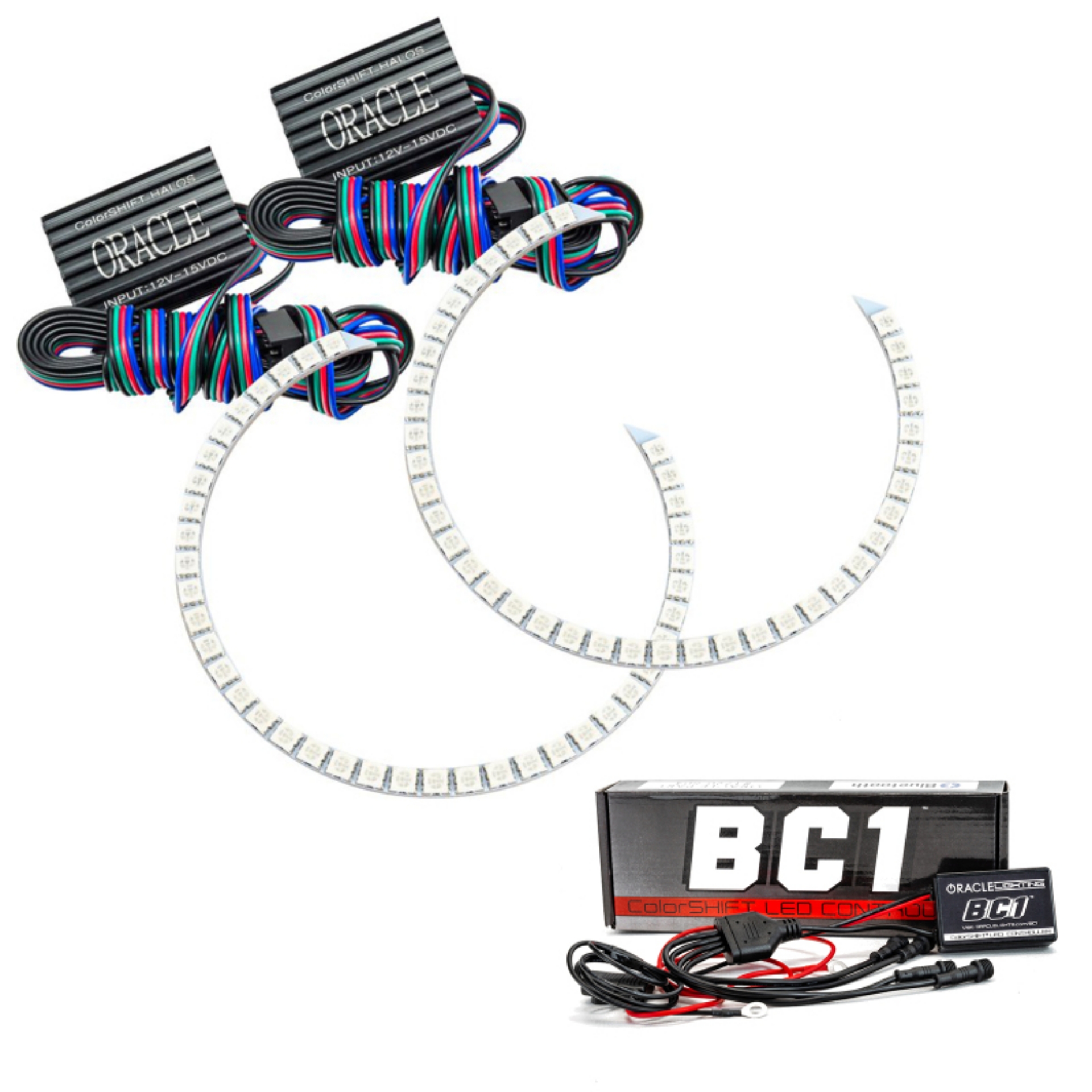 Picture of Oracle Honda Civic Sedan 06-11 Halo Kit - ColorSHIFT w- BC1 Controller