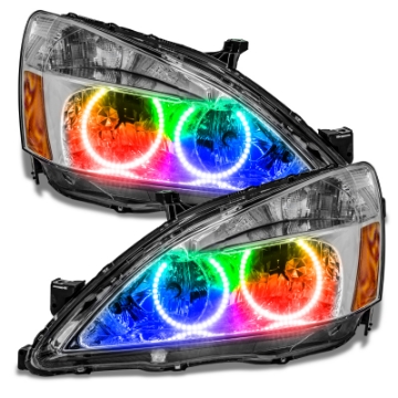 Picture of Oracle Honda Accord Coupe-Sedan 03-07 Halo Kit - ColorSHIFT w- Simple Controller
