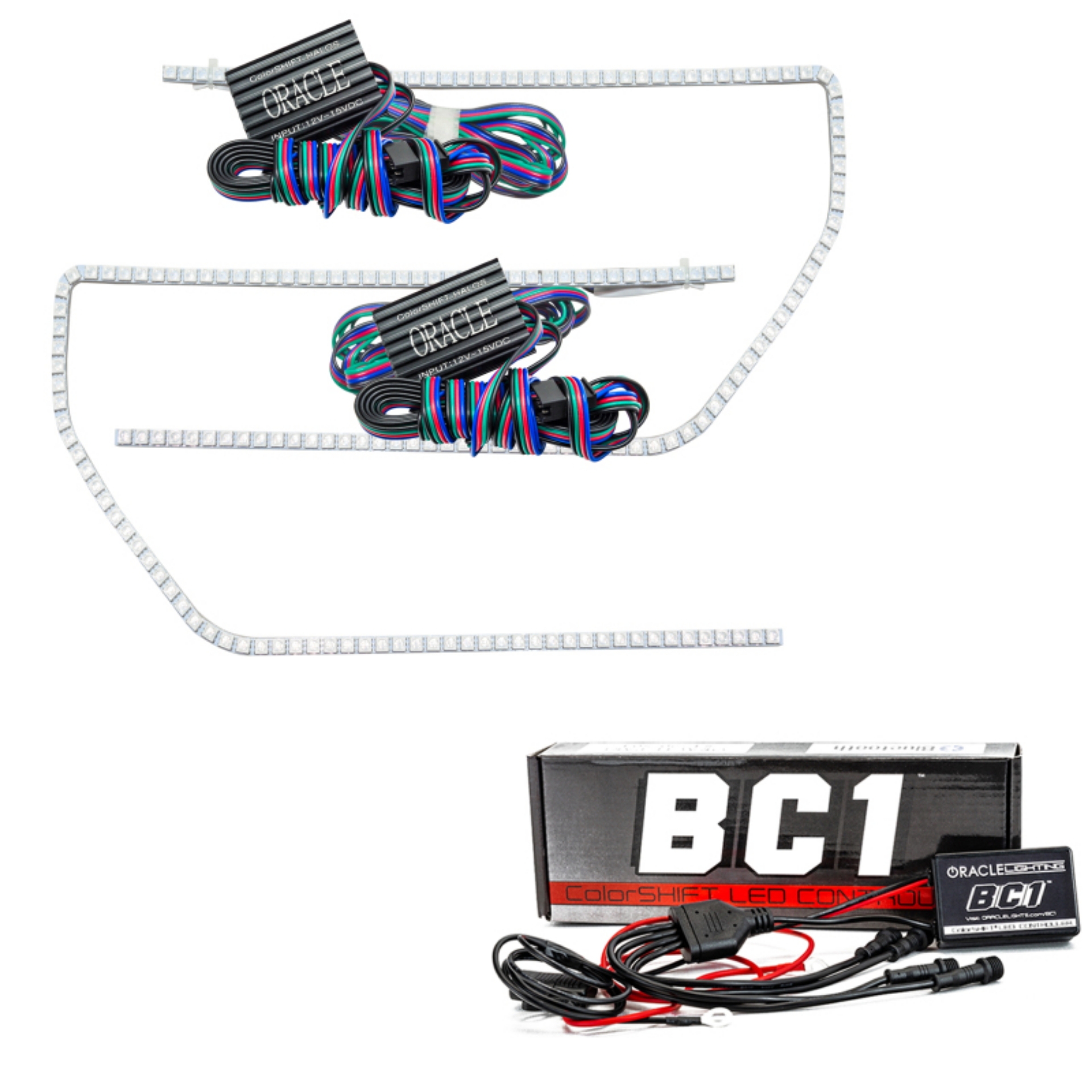 Picture of Oracle Ford F-150-Raptor 09-14 Perimeter Halo Kit - ColorSHIFT w- BC1 Controller