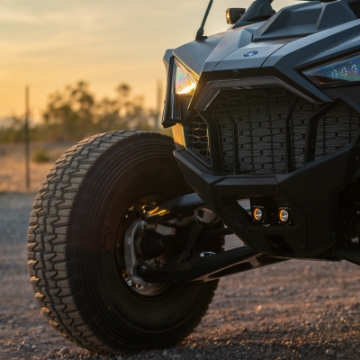 Picture of Rigid Industries 2017+ Polaris Pro R-Turbo R Revolve Grille Light Kit