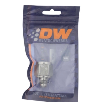 Picture of DeatschWerks 10AN Female Flare to 6AN Male Flare Reducer - Anodized DW Titanium