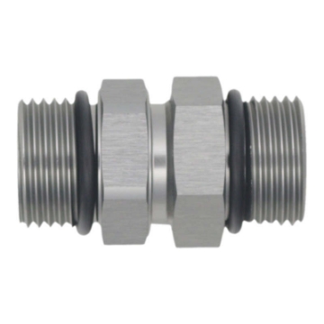Picture of DeatschWerks 10AN ORB Male to 10AN ORB Male Swivel Adapter - Anodized DW Titanium