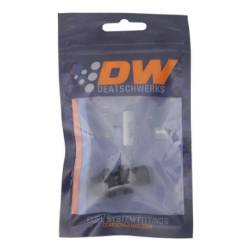 Picture of DeatschWerks 6AN ORB Male to 6AN ORB Male Swivel Adapter - Anodized Matte Black