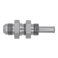 Picture of DeatschWerks 8AN Male Flare to Straight 3-8in Single Hose Barb - Anodized DW Titanium