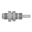 Picture of DeatschWerks 8AN Male Flare to Straight 5-16in Single Hose Barb - Anodized DW Titanium