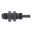 Picture of DeatschWerks 8AN Male Flare to Straight 5-16in Single Hose Barb - Anodized Matte Black