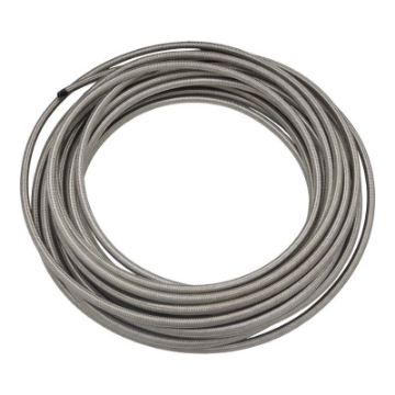 Picture of DeatschWerks 8AN Stainless Steel Double Braided CPE Hose - 50ft